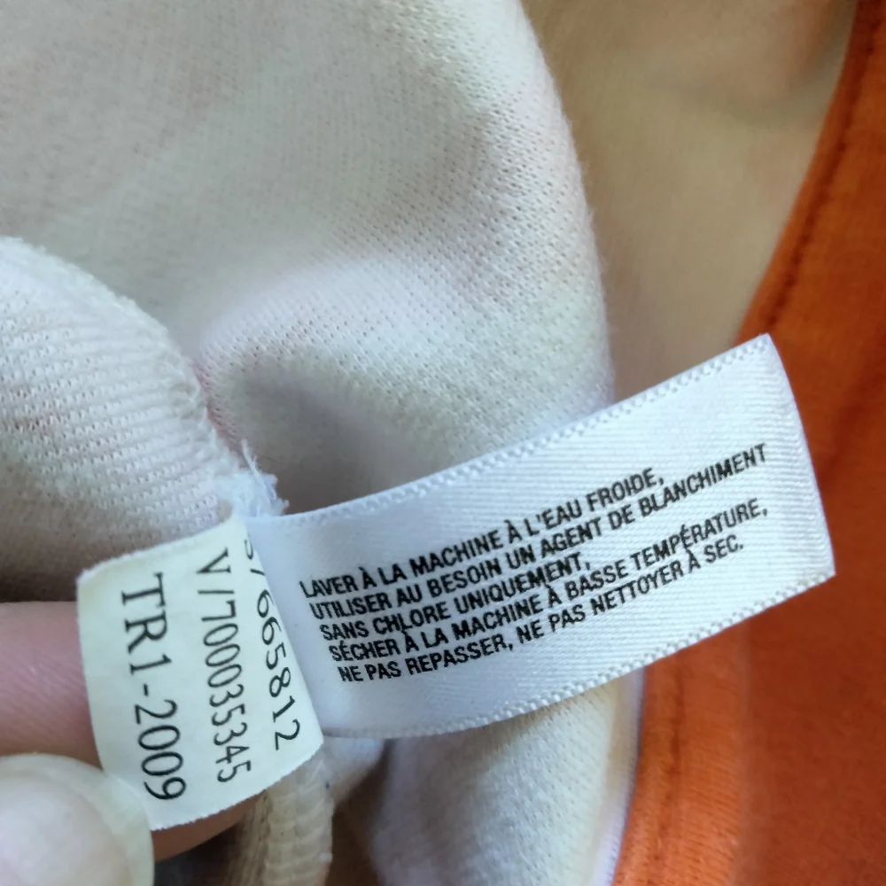 Baby Gap Orange White Chevron Print Sleeveless Girl's Dress Size 4T - 2009